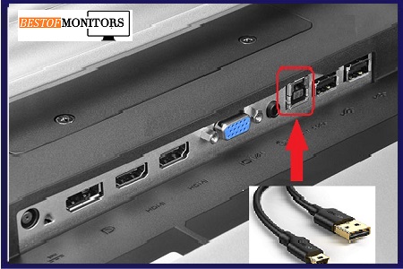 How to use USB Ports on Monitor