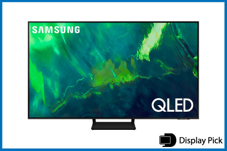 SAMSUNG 65-Inch Class QLED Q70A for dark room