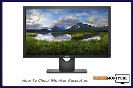 How To Check Monitor Resolution