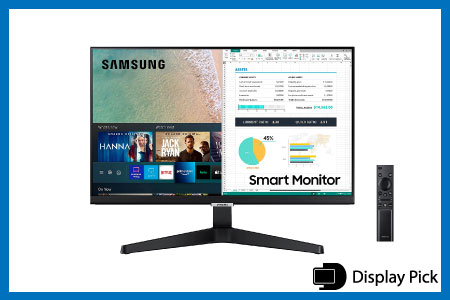 SAMSUNG M5 Series 24-Inch FHD 1080p Smart Monitor