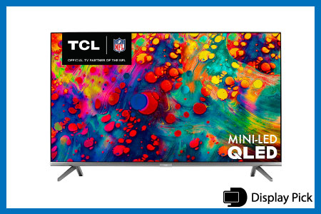 TCL 55-inch 6-Series 4K UHD Dolby Vision HDR QLED Roku Smart TV