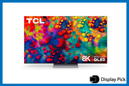 TCL 65-inch Class 6-Series 8K Mini-LED UHD QLED Dolby