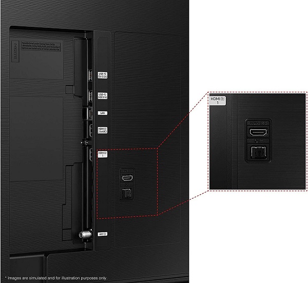 SAMSUNG Class QLED Q60A Series inputs