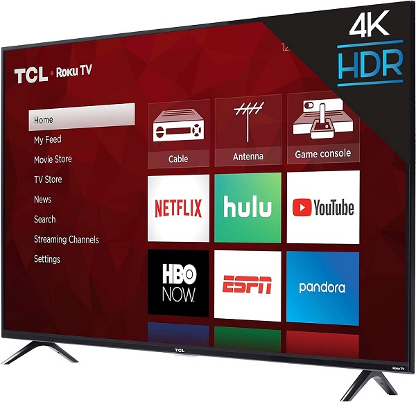 TCL S425 4K Ultra HD Smart ROKU LED TV design