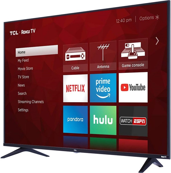 TCL S517 4K Ultra HD Roku Smart LED TV design